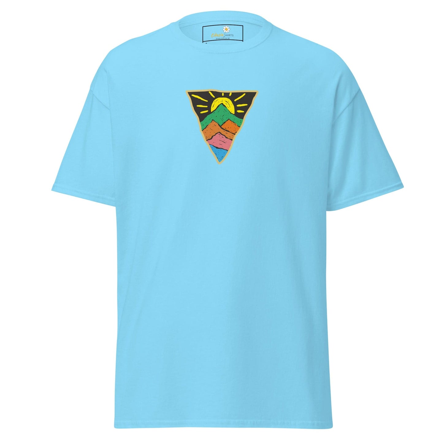 Unisex classic tee - MISC SUN TRIANGLE - REGULAR - Sky / S