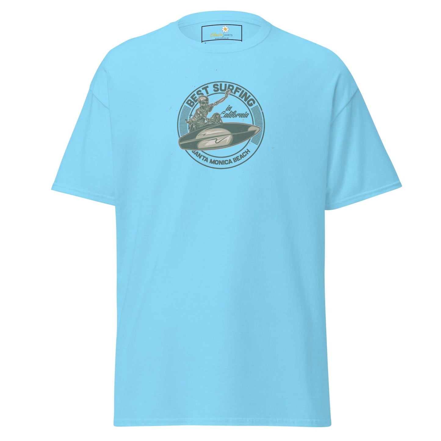 Unisex classic t-shirt - SPORT BEST SURFING - REGULAR - Sky / S