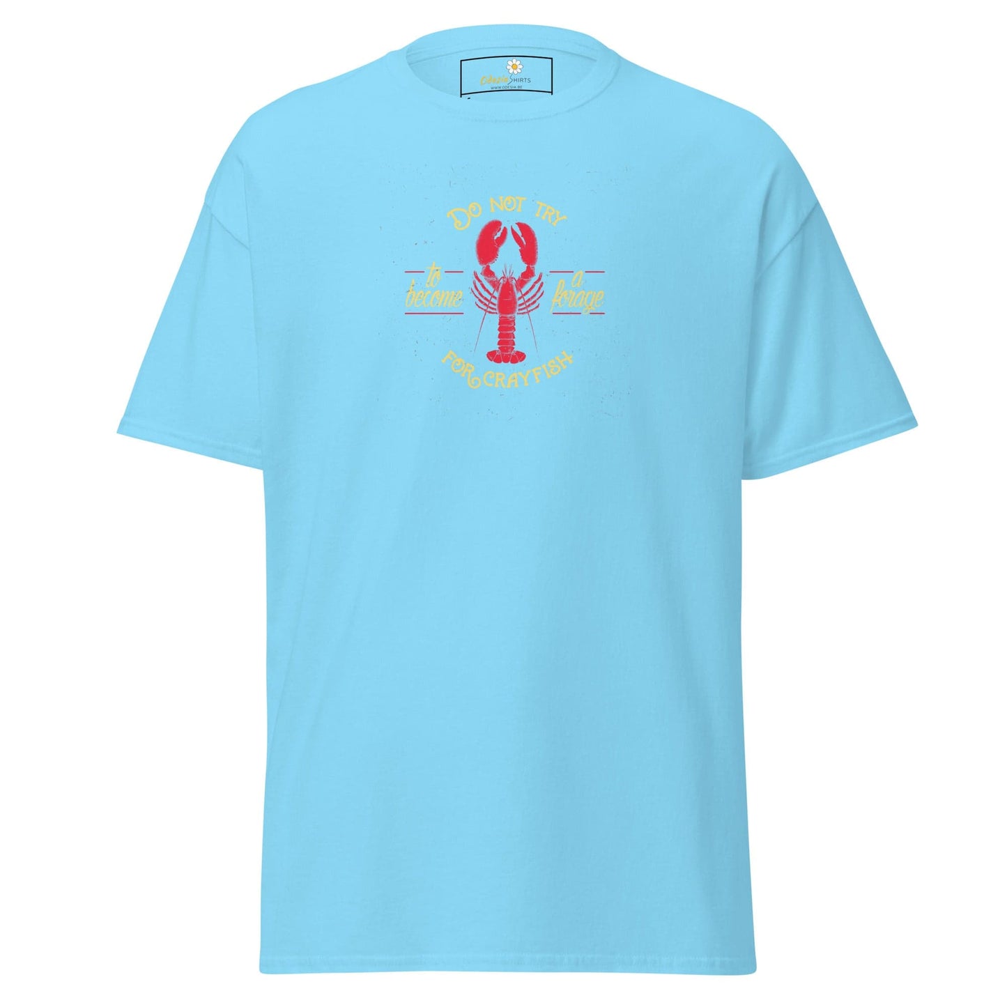 Unisex classic tee - WILD LIFE CRAYFISH - REGULAR - Sky / S