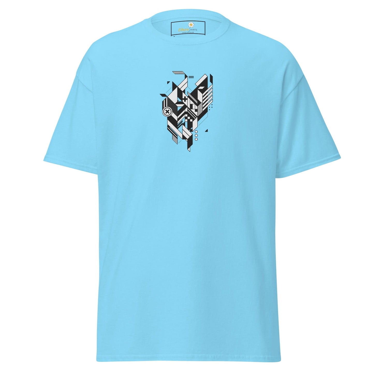 Unisex classic tee - ABSTRACT FIGURE - REGULAR - Sky / S