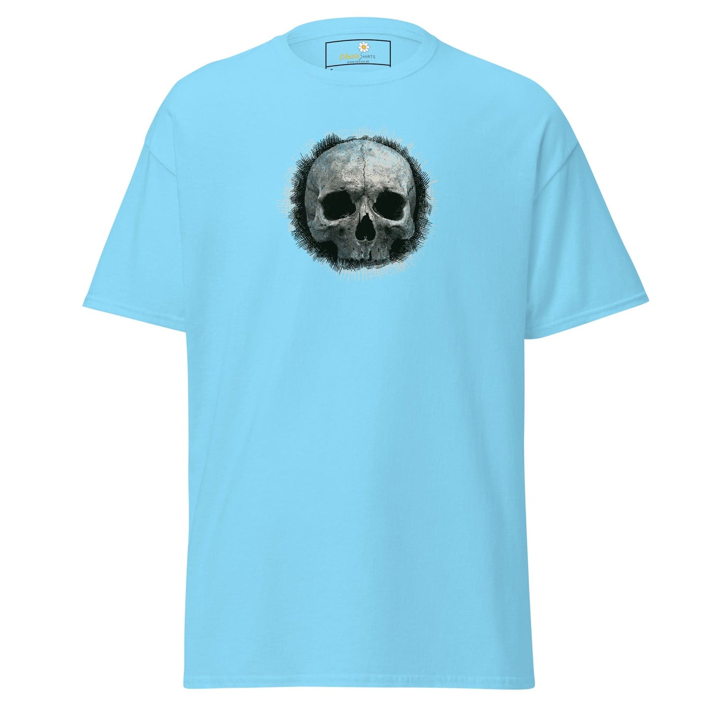 Unisex classic tee - SKULL - REGULAR - Sky / S
