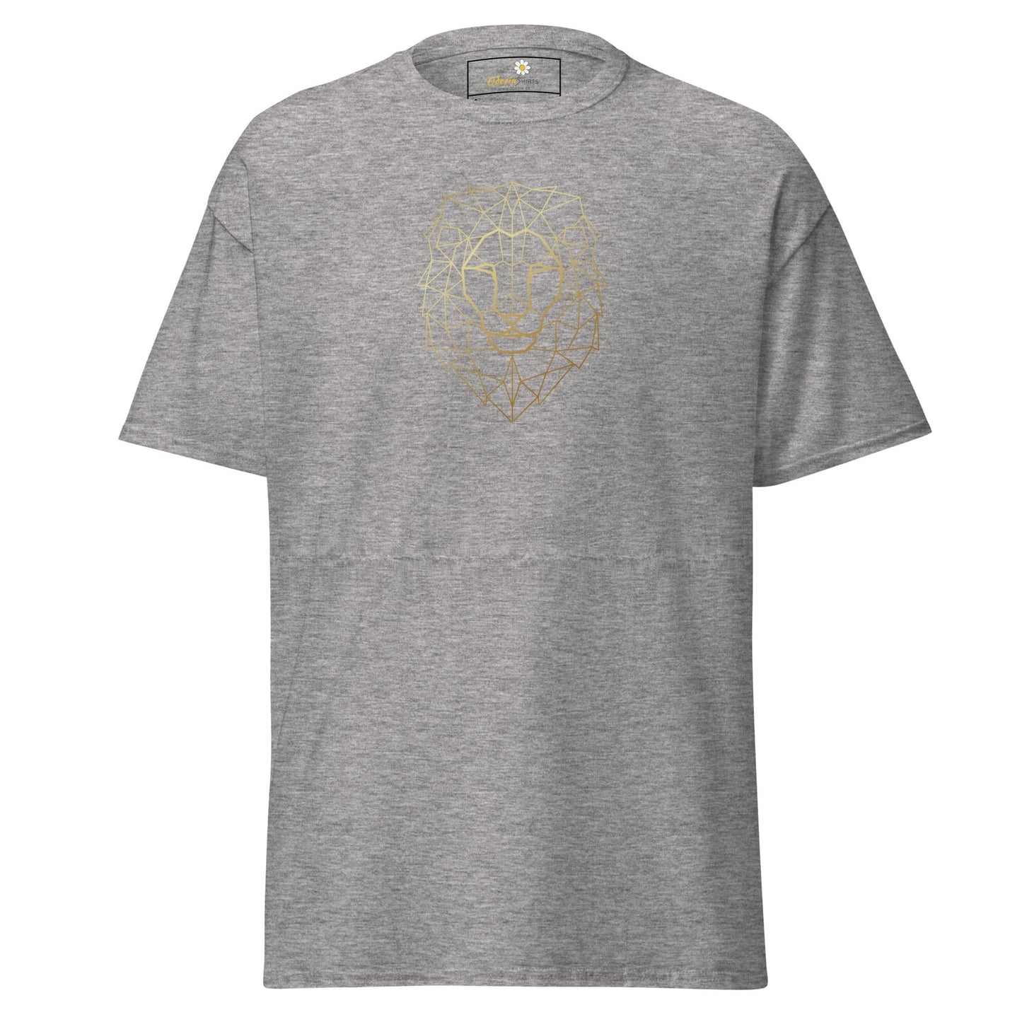 Unisex classic tee - WILD LIFE LION HEAD LINES - REGULAR - Sport Grey / S