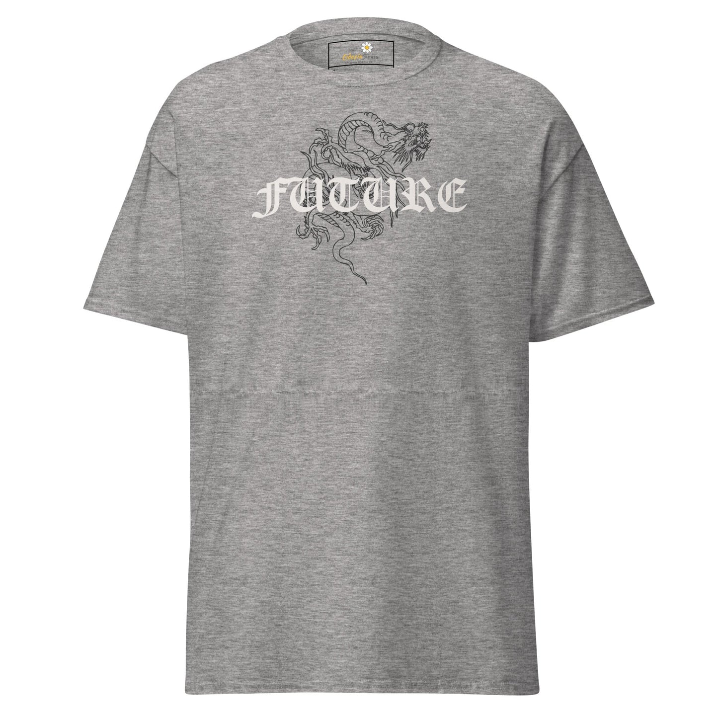 Unisex classic tee - MYSTIC FUTURE DRAGON - REGULAR - Sport Grey / S