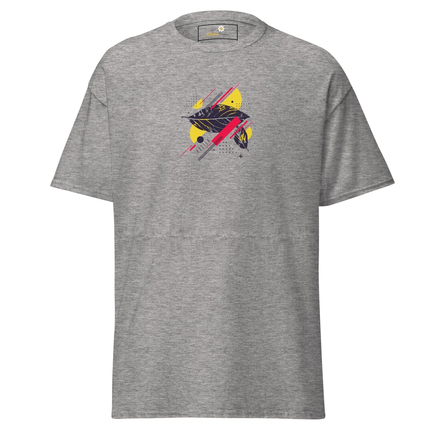 Unisex classic t-shirt - ABSTRACT SHAPES - REGULAR - Sport Grey / S
