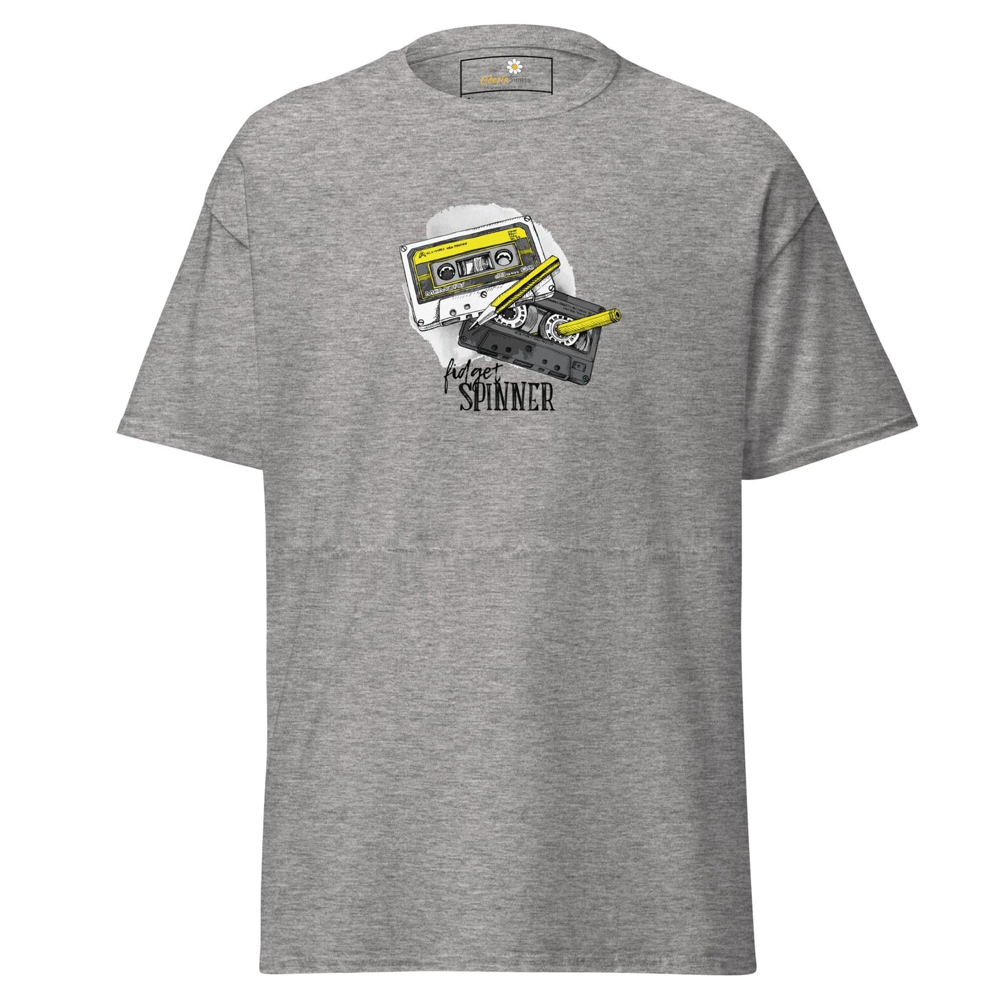 Unisex classic t-shirt - MUSIC TAPE SPINNER - REGULAR - Sport Grey / S