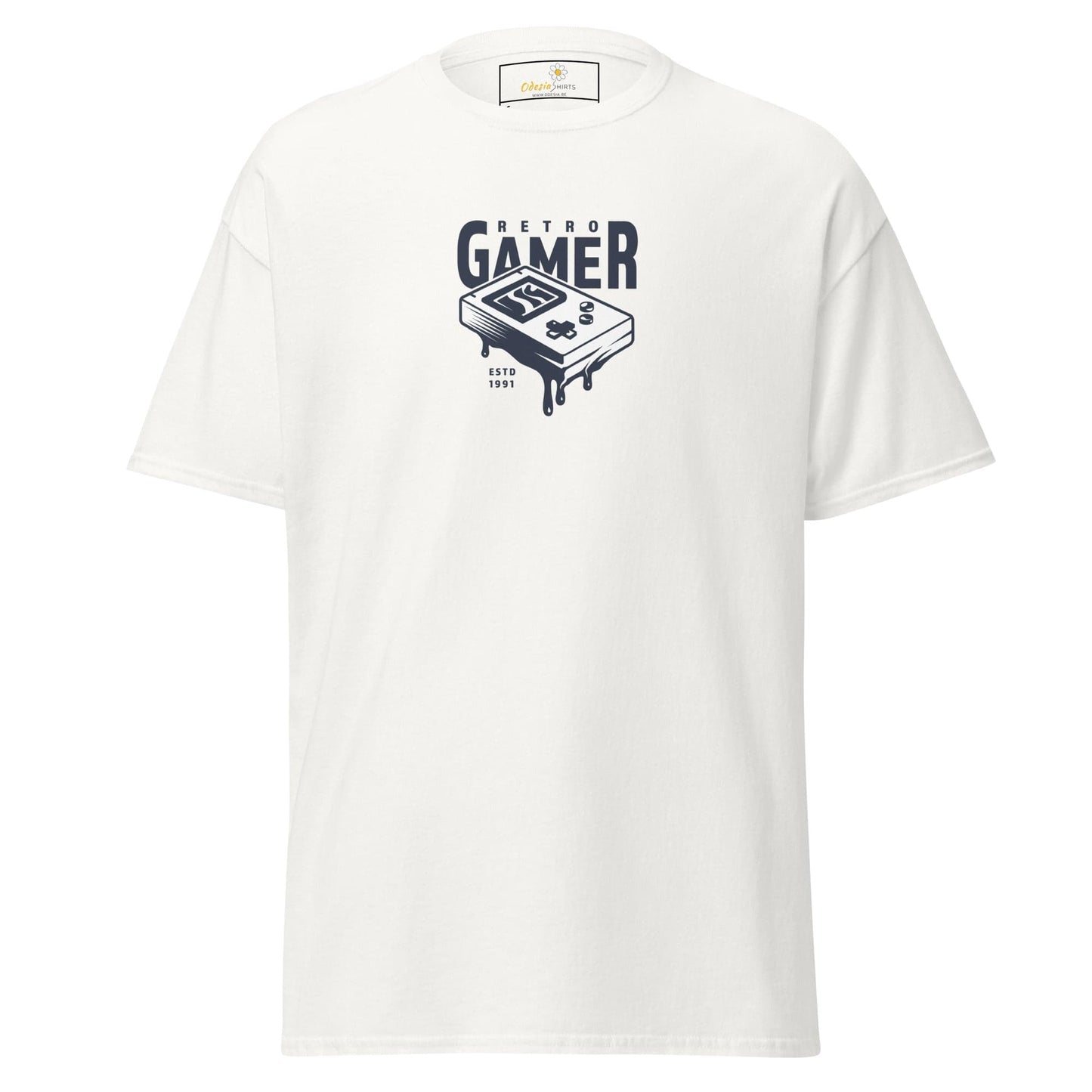 Unisex classic tee - IT RETRO GAMER - REGULAR - White / S