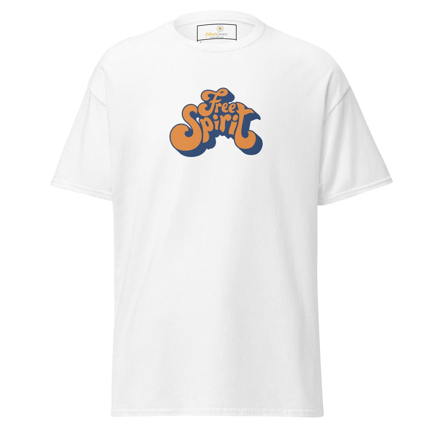 Unisex classic tee - TEXT MISC FREE SPIRIT - REGULAR - White / S