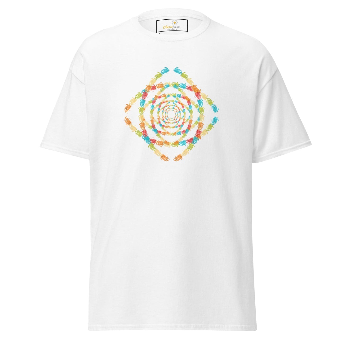 Unisex classic tee - ABSTRACT MISC SQUARE TUNNEL - REGULAR - White / S