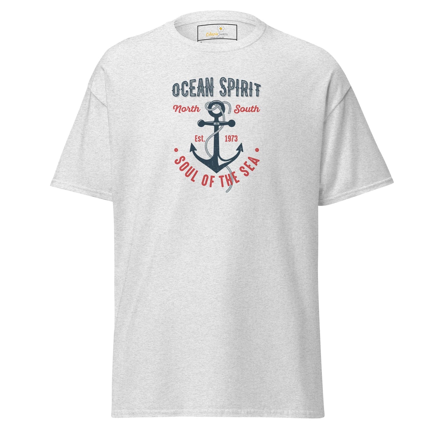 Unisex classic t-shirt - SEALIFE OCEAN SPIRIT SOUL OF SEA - REGULAR - Ash / S