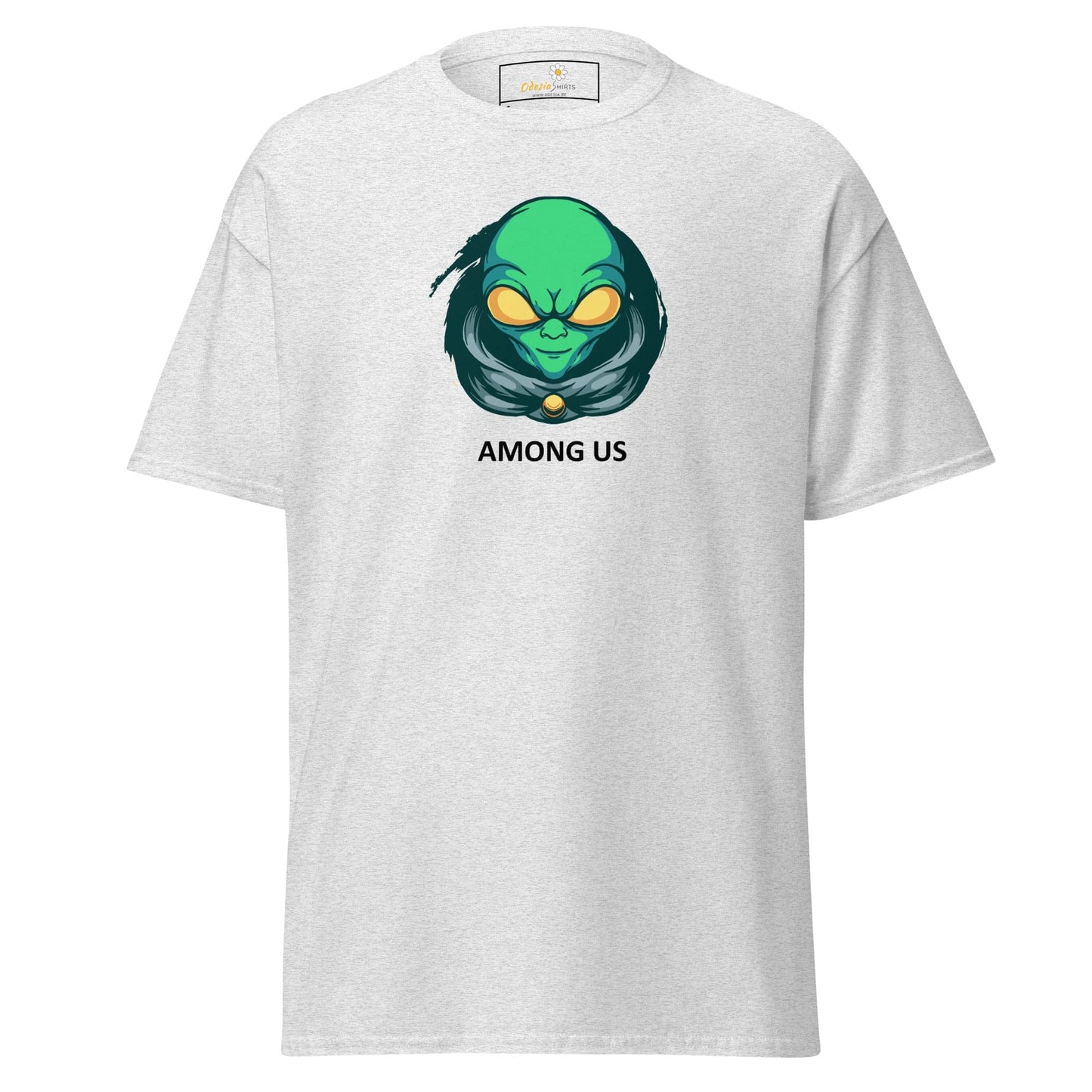 Unisex classic t-shirt - SPACE ALIEN AMONG US - REGULAR - Ash / S