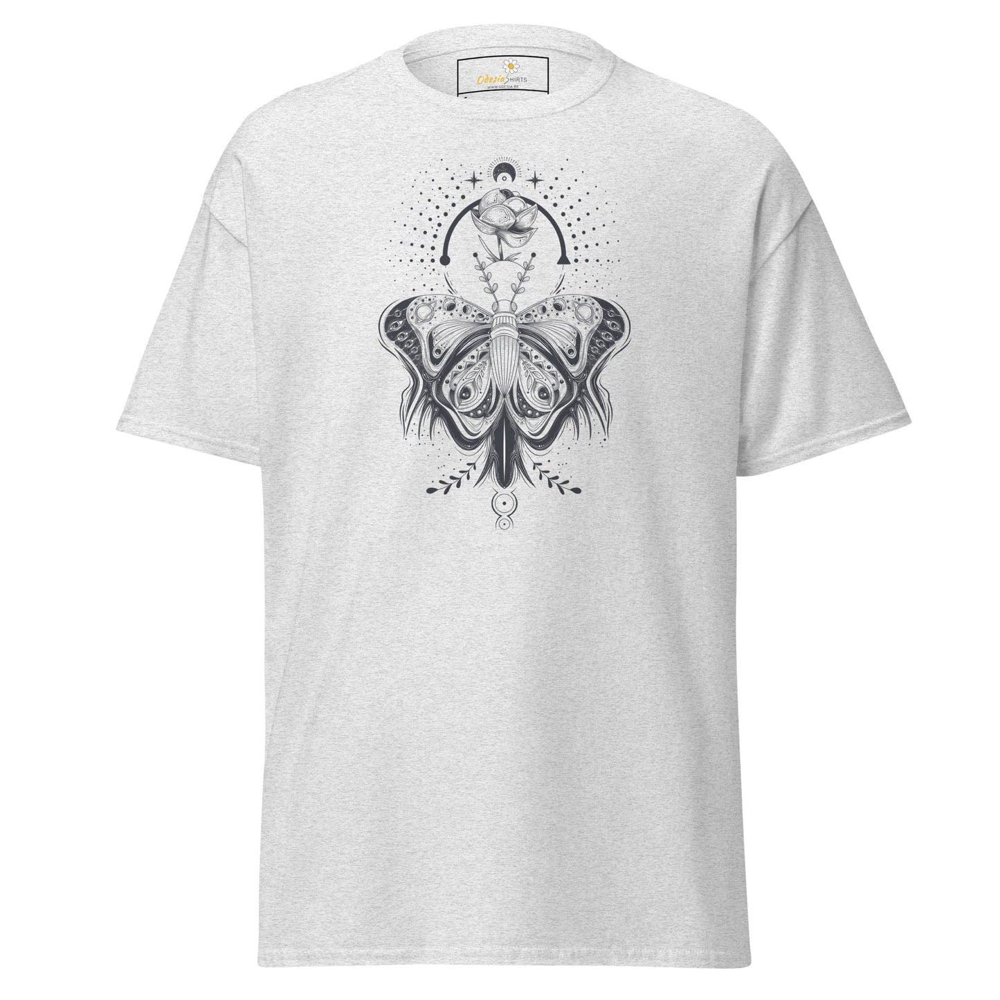 Unisex classic t-shirt - MYSTIC BUTTERFLY - REGULAR - Ash / S