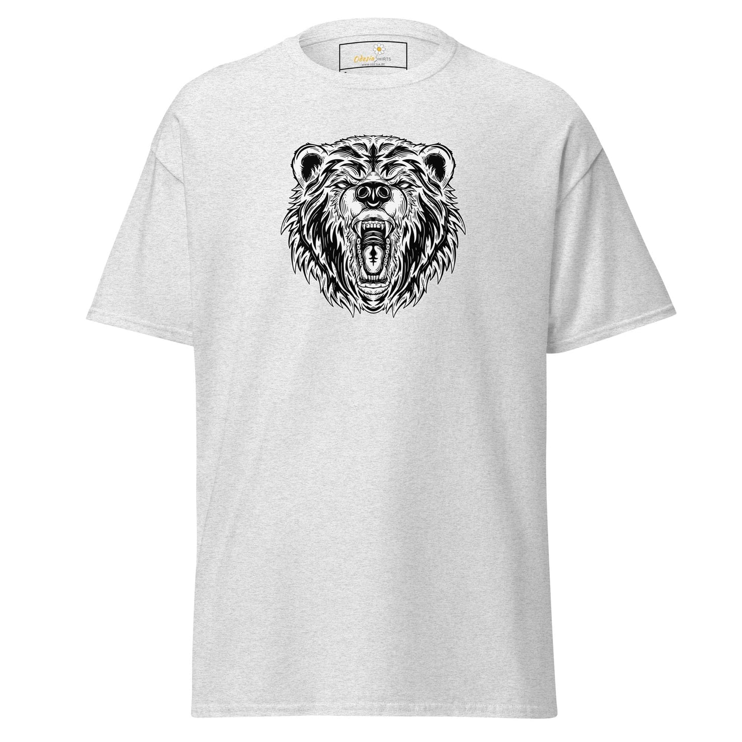 Unisex classic t-shirt - WILD LIFE BEAR - REGULAR - Ash / S