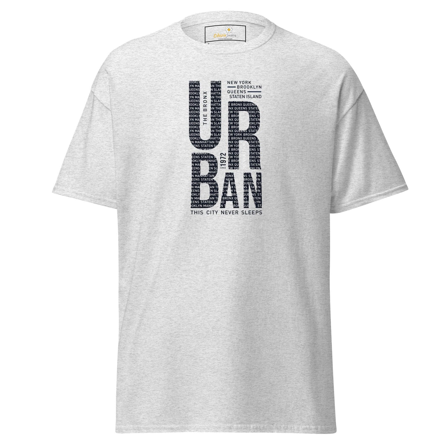 Unisex classic t-shirt - URBAN DESIGN - REGULAR - Ash / S