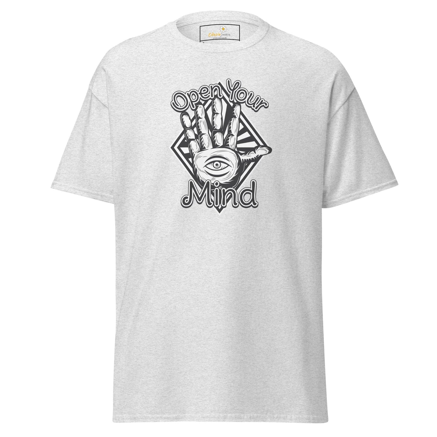 Unisex classic t-shirt - MYSTIC OPEN YOUR MIND - REGULAR - Ash / S