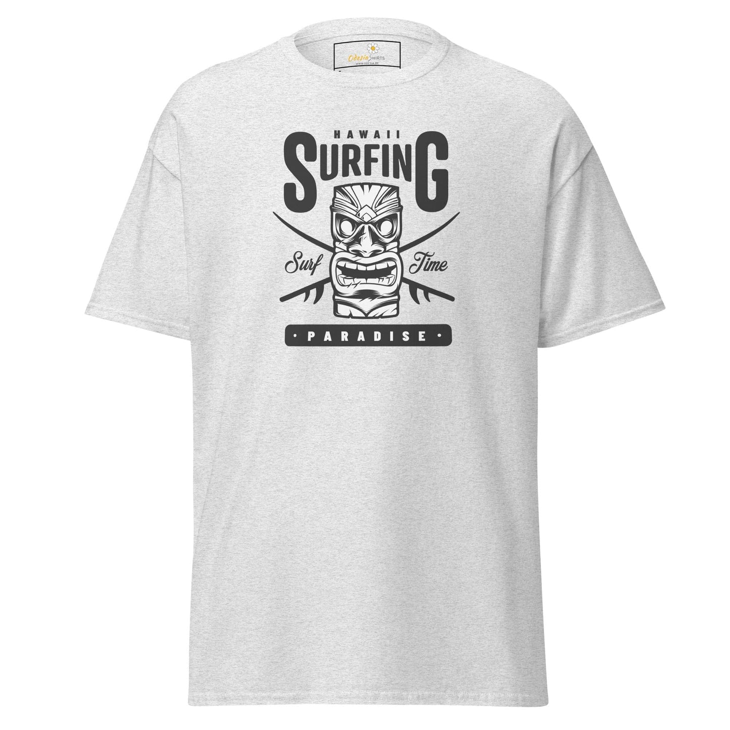 Unisex classic t-shirt - SUMMER HAWAI SURFING PARADISE - REGULAR - Ash / S