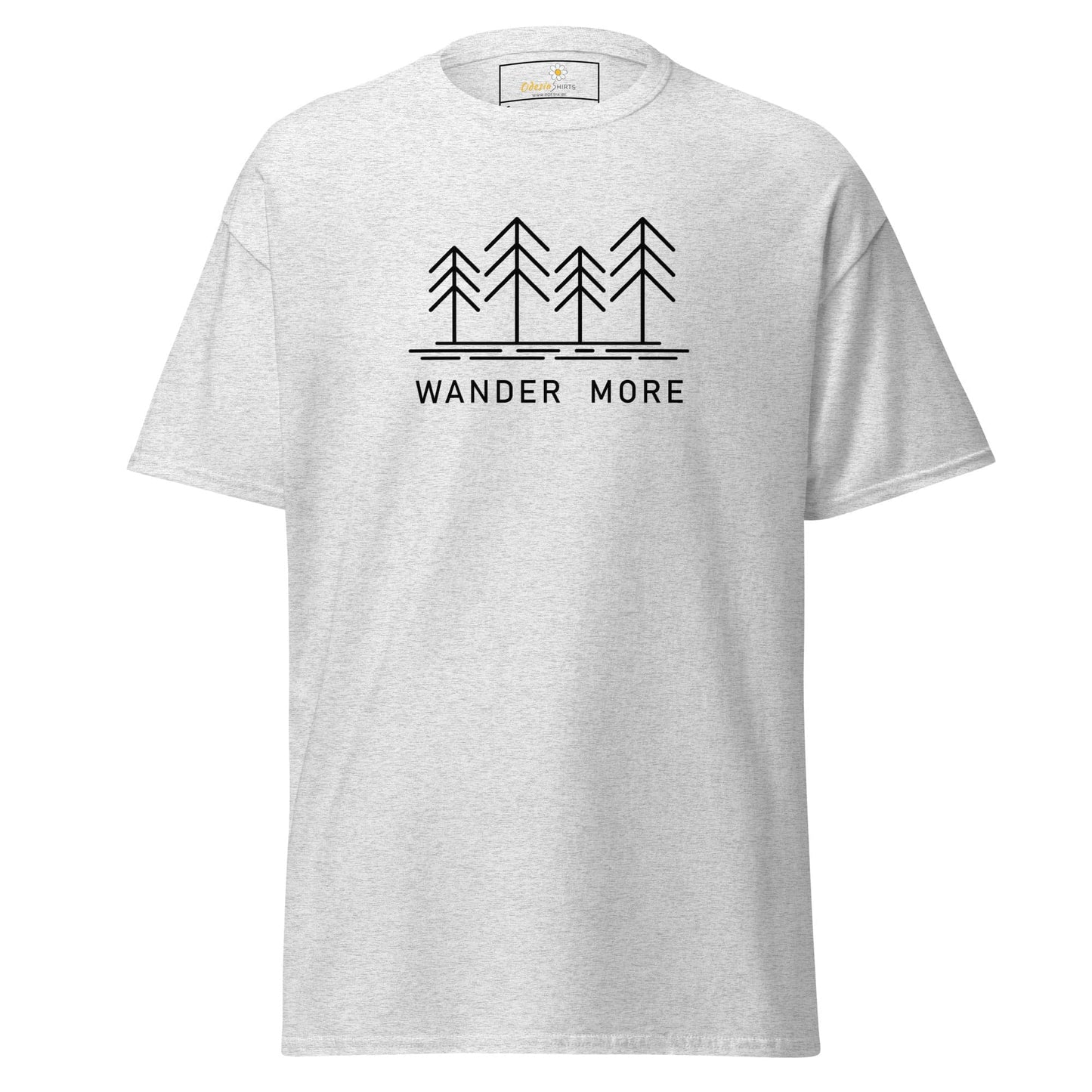 Unisex classic t-shirt - ADVENTURE WANDER MORE - REGULAR - Ash / S