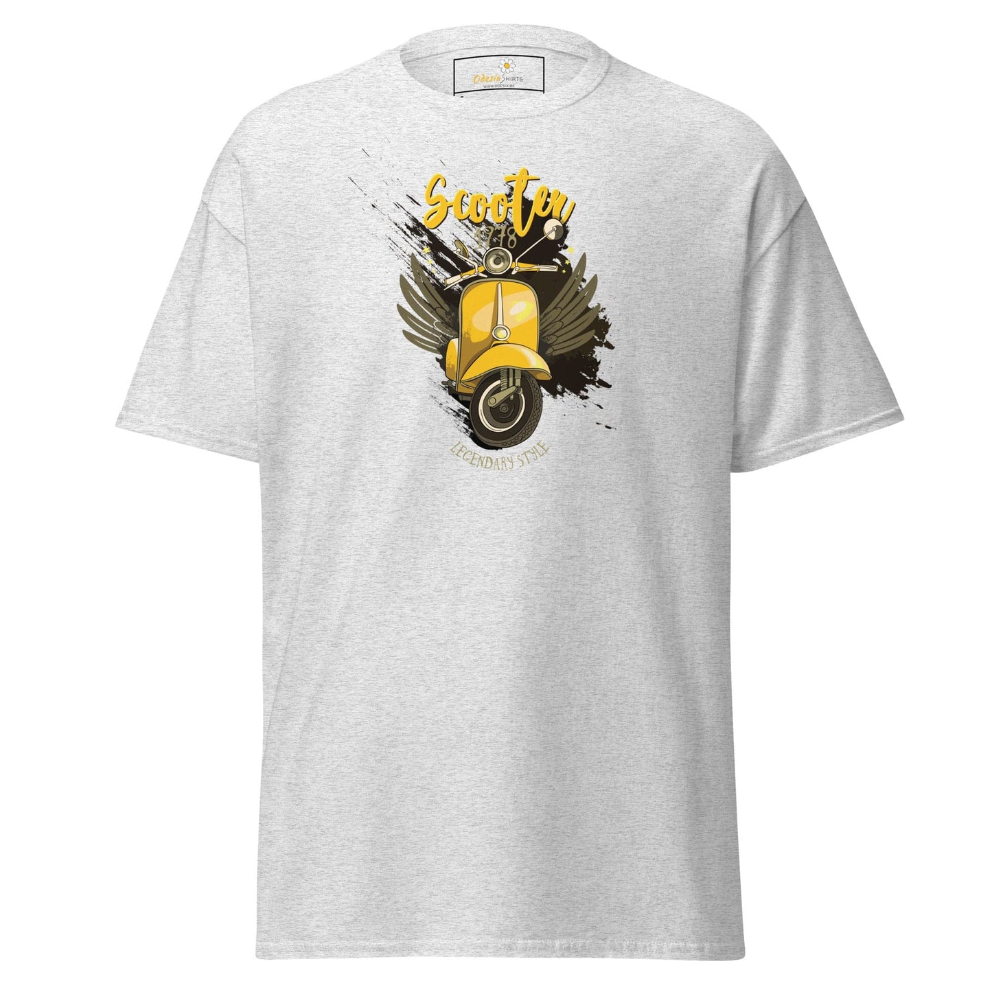 Unisex classic t-shirt - VINTAGE SCOOTER 1978 - REGULAR - Ash / S