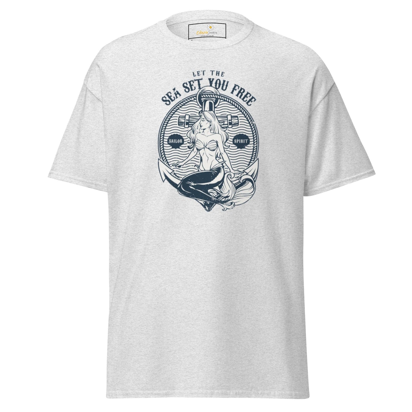Unisex classic t-shirt - MYSTIC MERMAID SEA SET YOU FREE - REGULAR - Ash / S