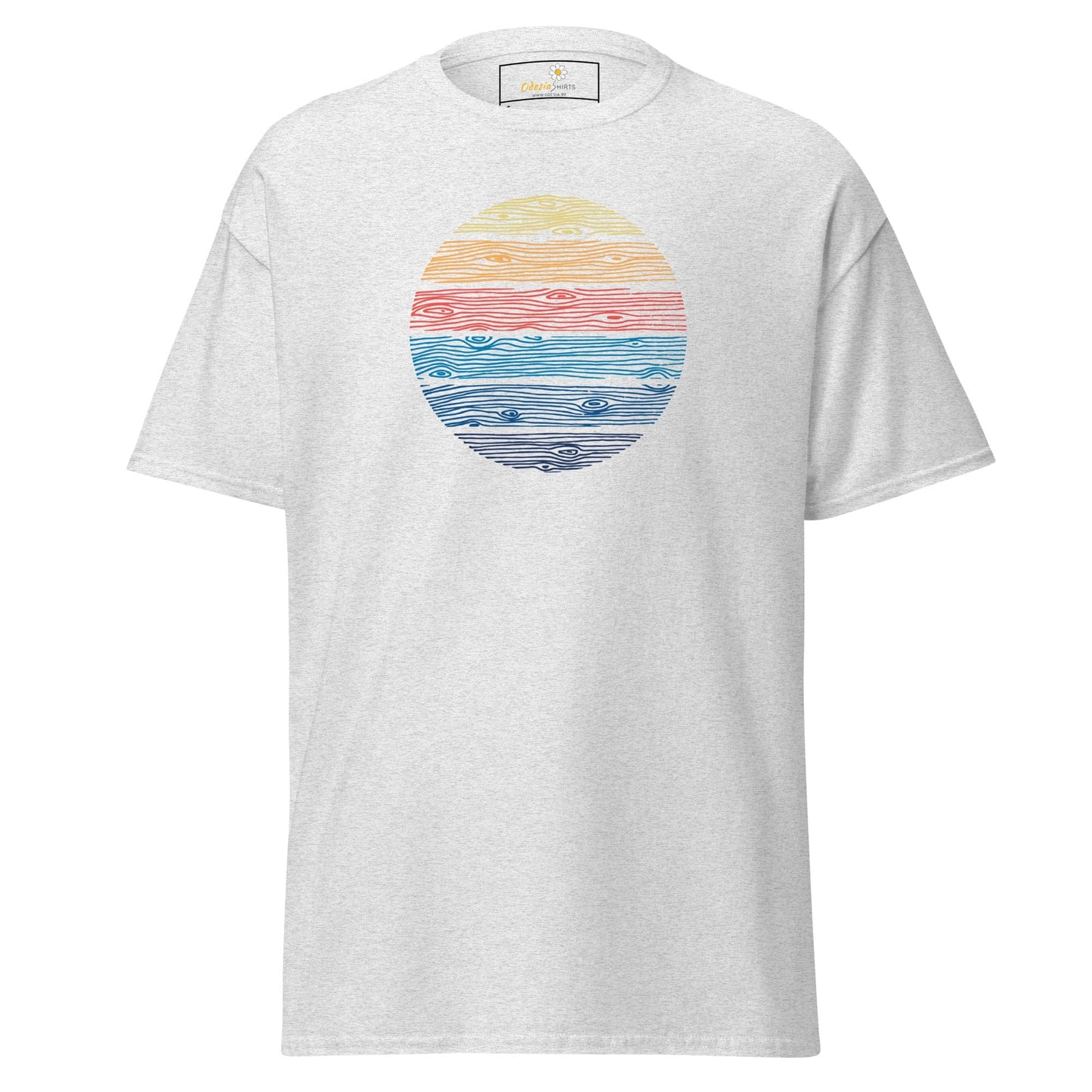 Unisex classic t-shirt - MISC COLOR CIRCLE - REGULAR - Ash / S