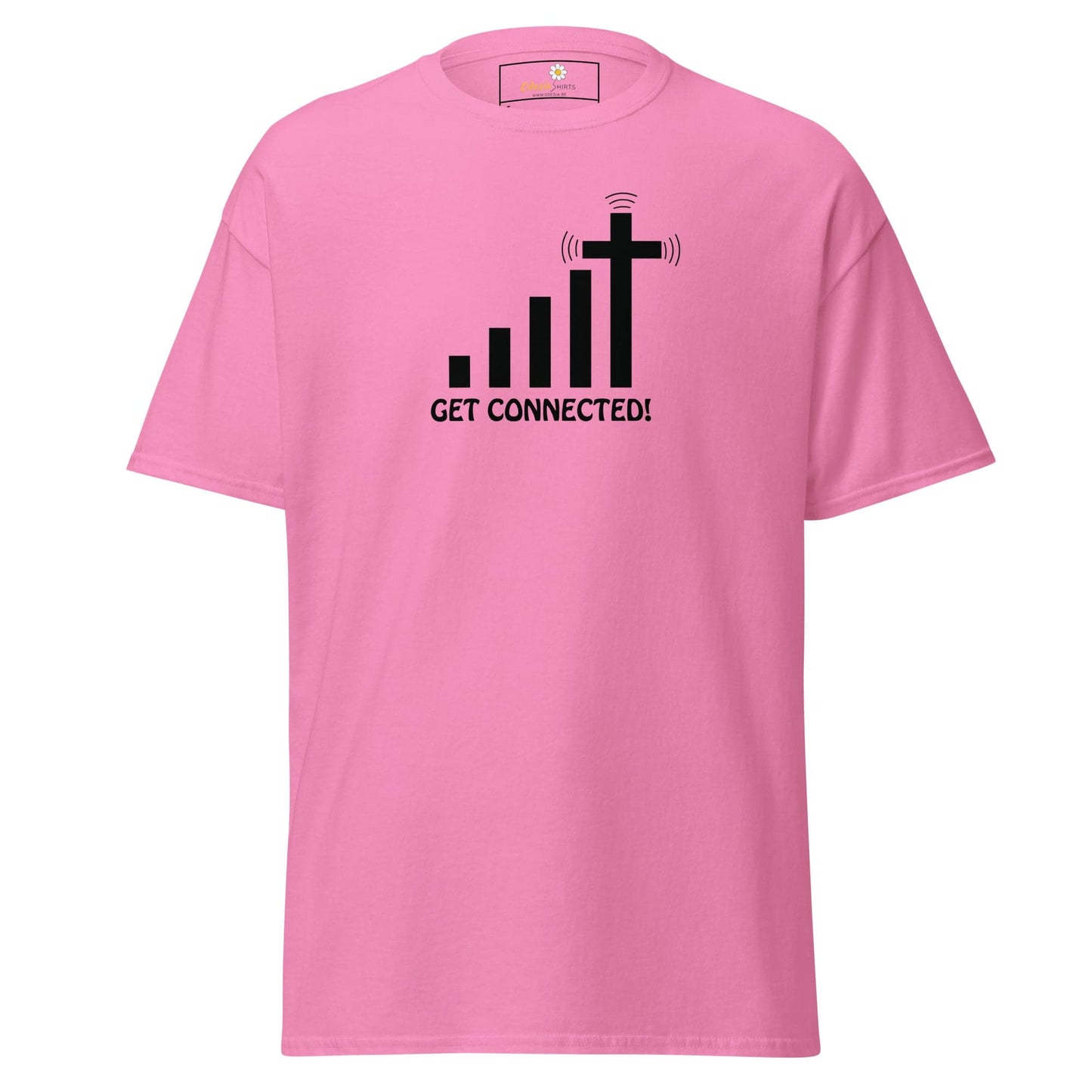 Unisex classic t-shirt - SPIRITUAL GET CONNECTED - REGULAR - Azalea / S
