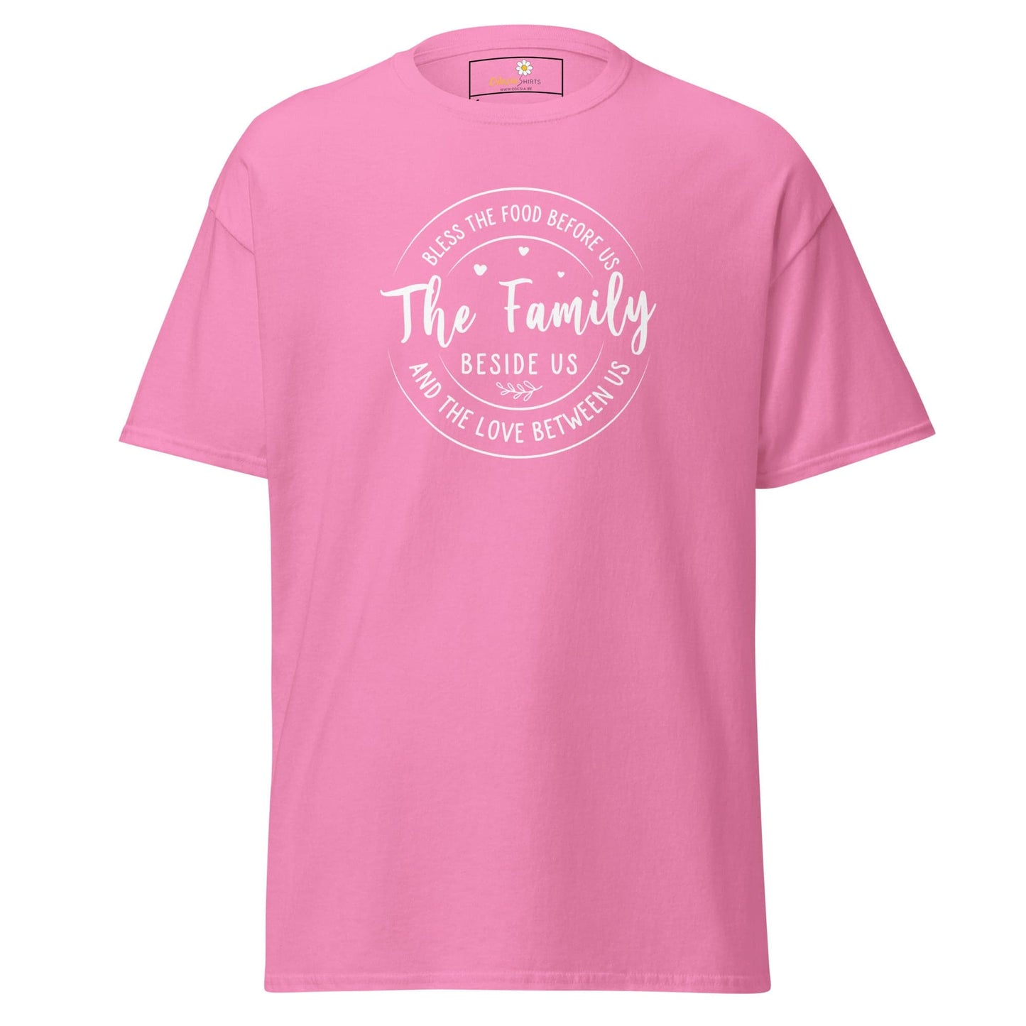 Unisex classic t-shirt - SPIRITUAL BLESS THE FAMILY - REGULAR - Azalea / S
