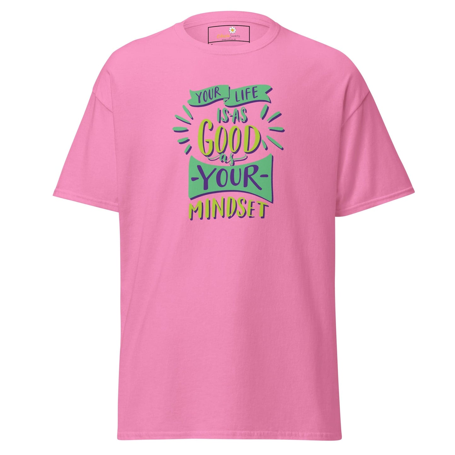 Pink motivational T-shirt for Men and Women from T-SHIRT DESIGN TEE collection