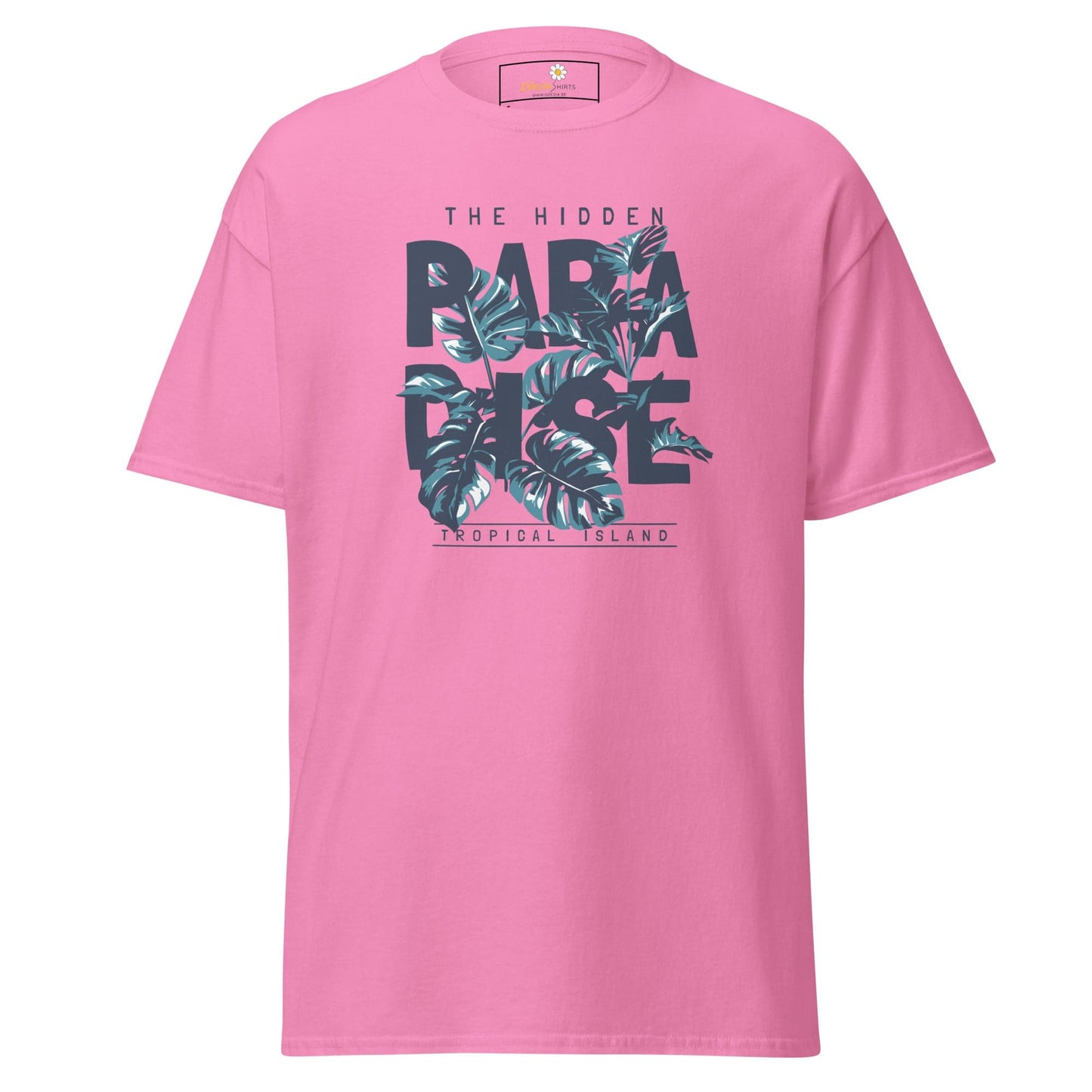Unisex classic t-shirt - SUMMER HIDDEN PARADISE - REGULAR - Azalea / S