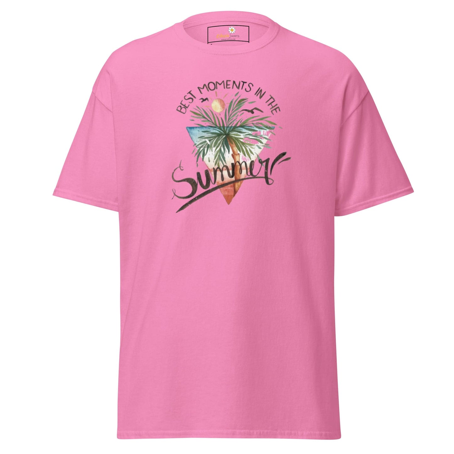 Unisex classic t-shirt - SUMMER SCENE - REGULAR - Azalea / S