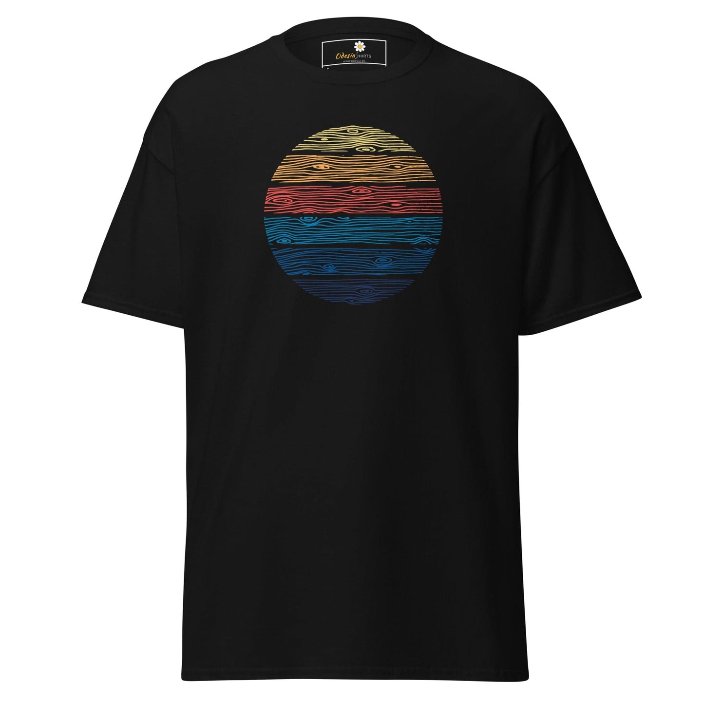 Unisex classic t-shirt - MISC COLOR CIRCLE - REGULAR - Black / S