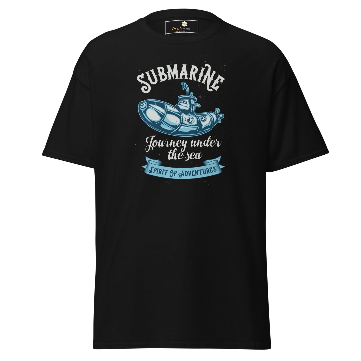 Unisex classic t-shirt - ADVENTURE SUBMARINE JOURNEY - REGULAR - Black / S