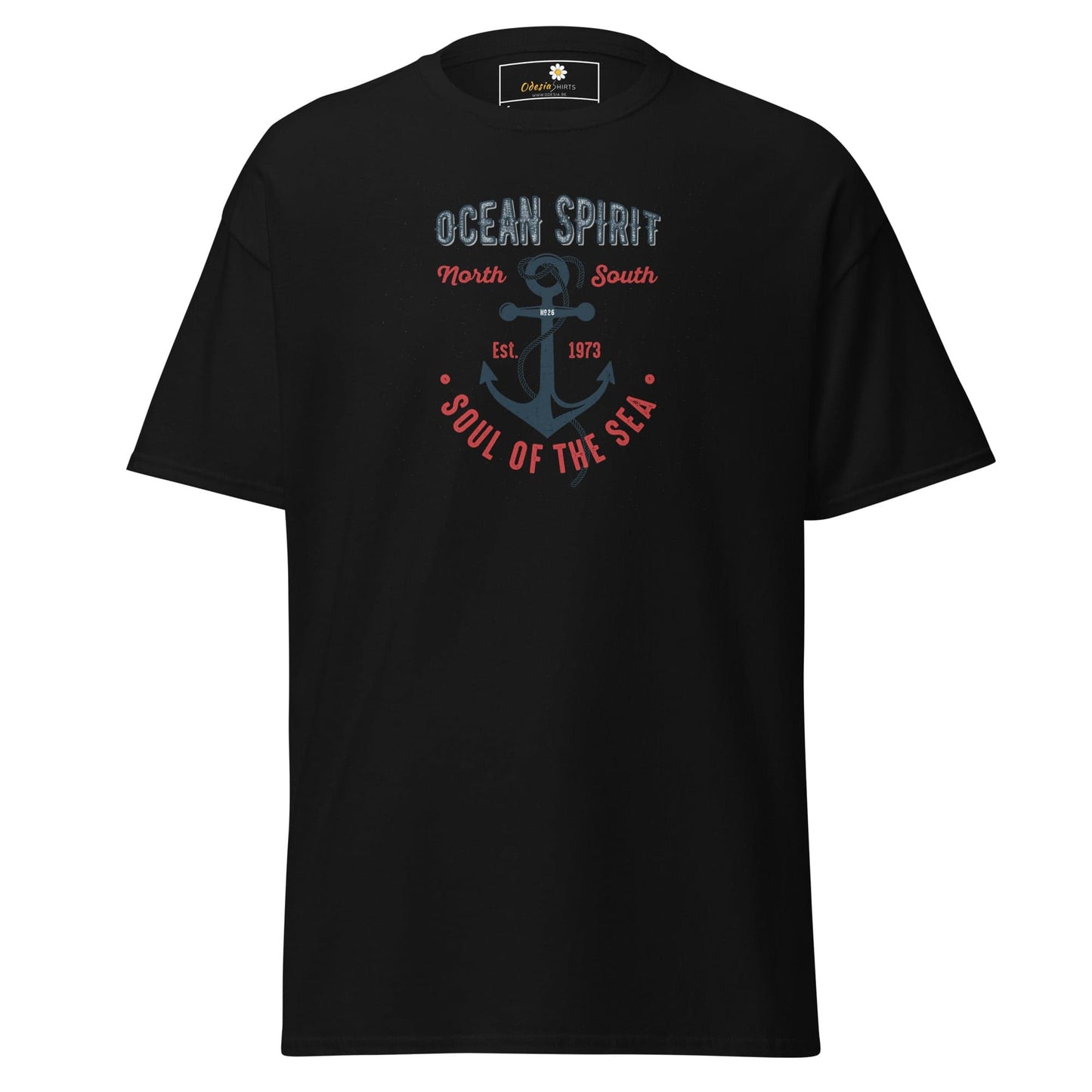 Unisex classic t-shirt - SEALIFE OCEAN SPIRIT SOUL OF SEA - REGULAR - Black / S