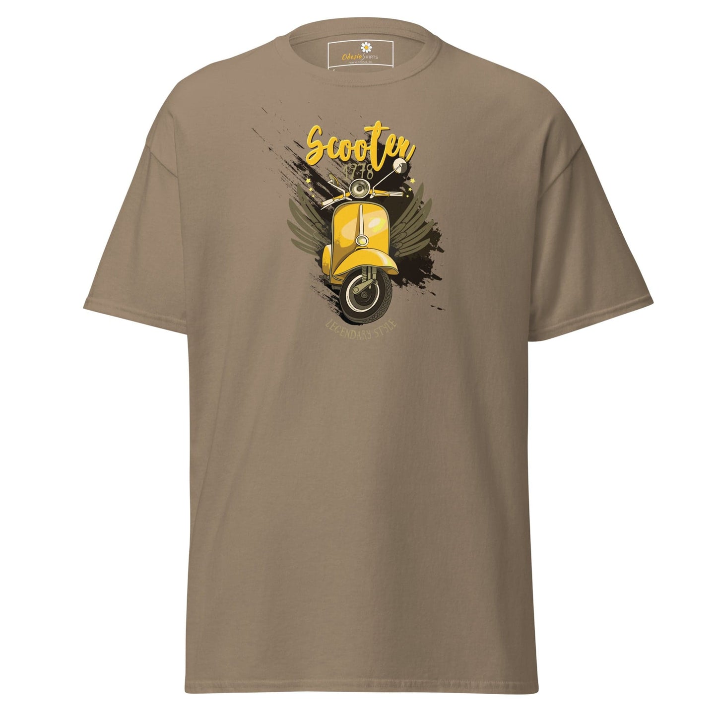 Unisex classic t-shirt - VINTAGE SCOOTER 1978 - REGULAR - Brown Savana / S