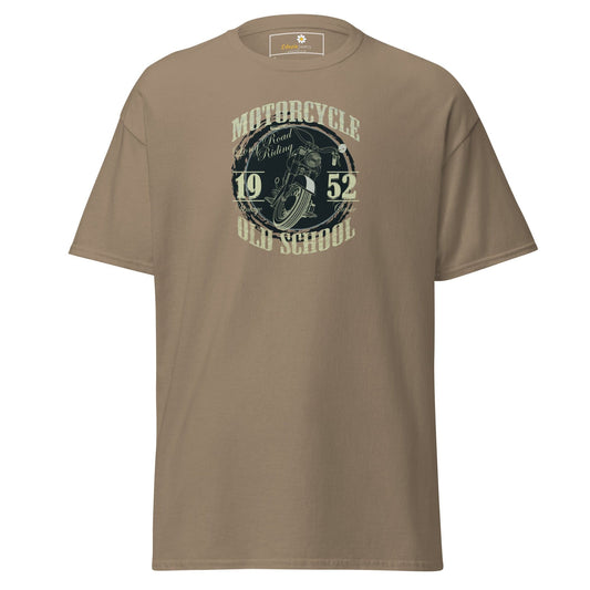 Unisex classic t-shirt - MISC MOTORCYCLE 1952 - REGULAR - Brown Savana / S