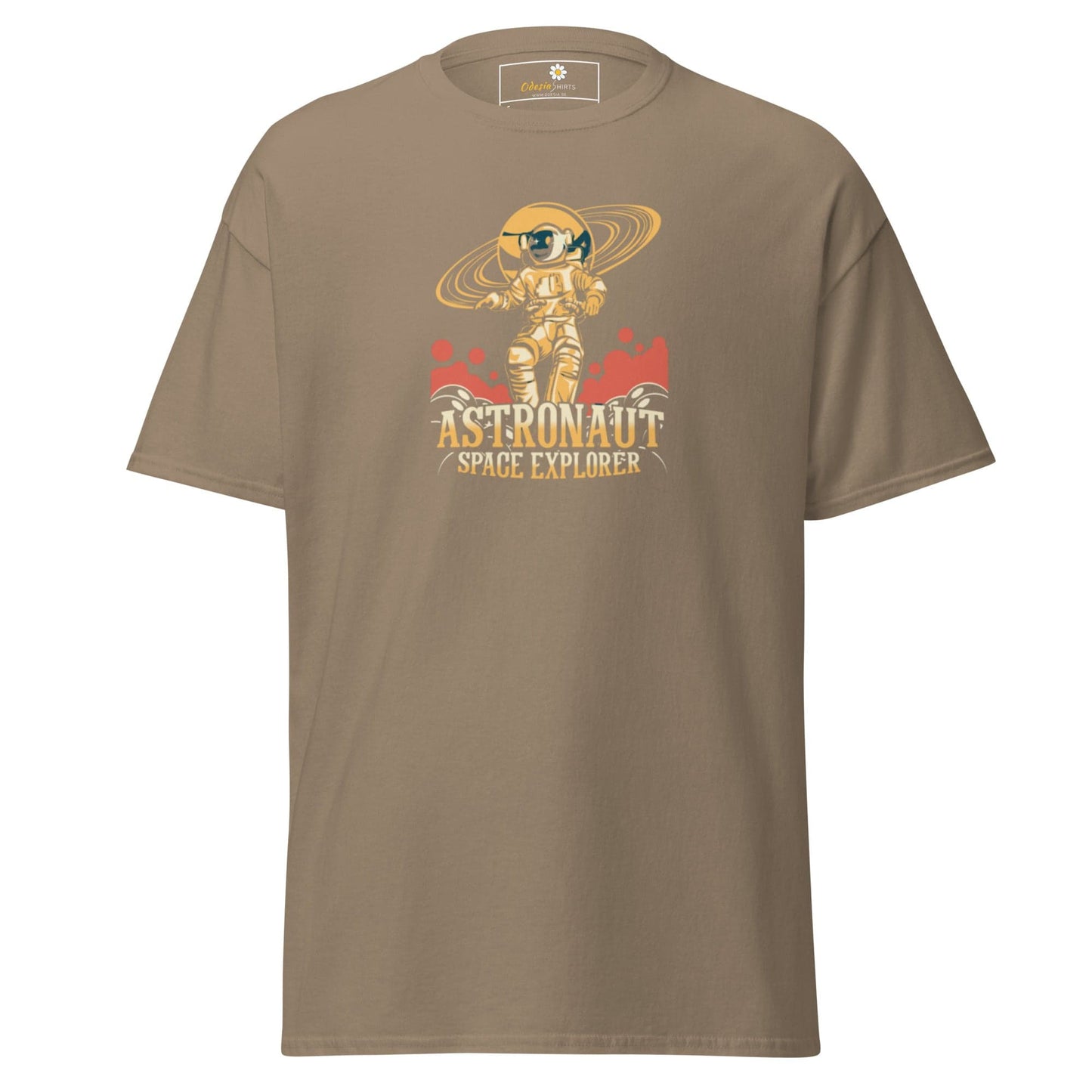 Unisex classic t-shirt - ASTRONAUT SPACE EXPLORER - REGULAR - Brown Savana / S