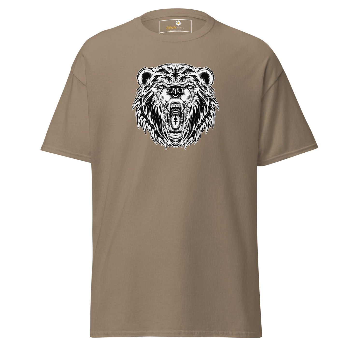 Unisex classic t-shirt - WILD LIFE BEAR - REGULAR - Brown Savana / S