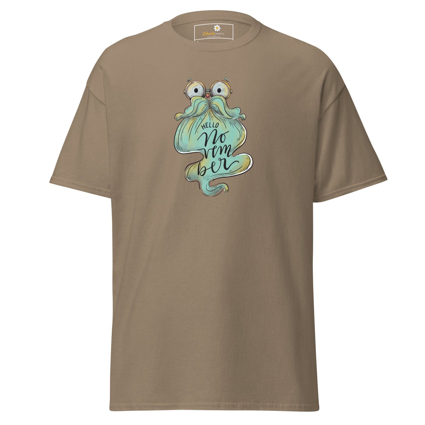 Unisex classic t-shirt - FUN HELLO NOVEMBER - REGULAR - Brown Savana / S
