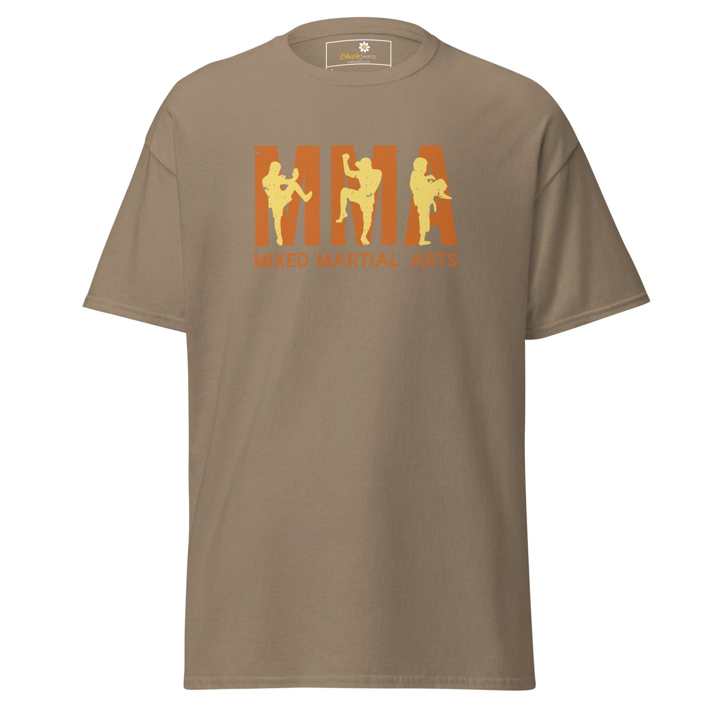Unisex classic t-shirt - SPORT MMA MIXED MARTIAL - REGULAR - Brown Savana / S