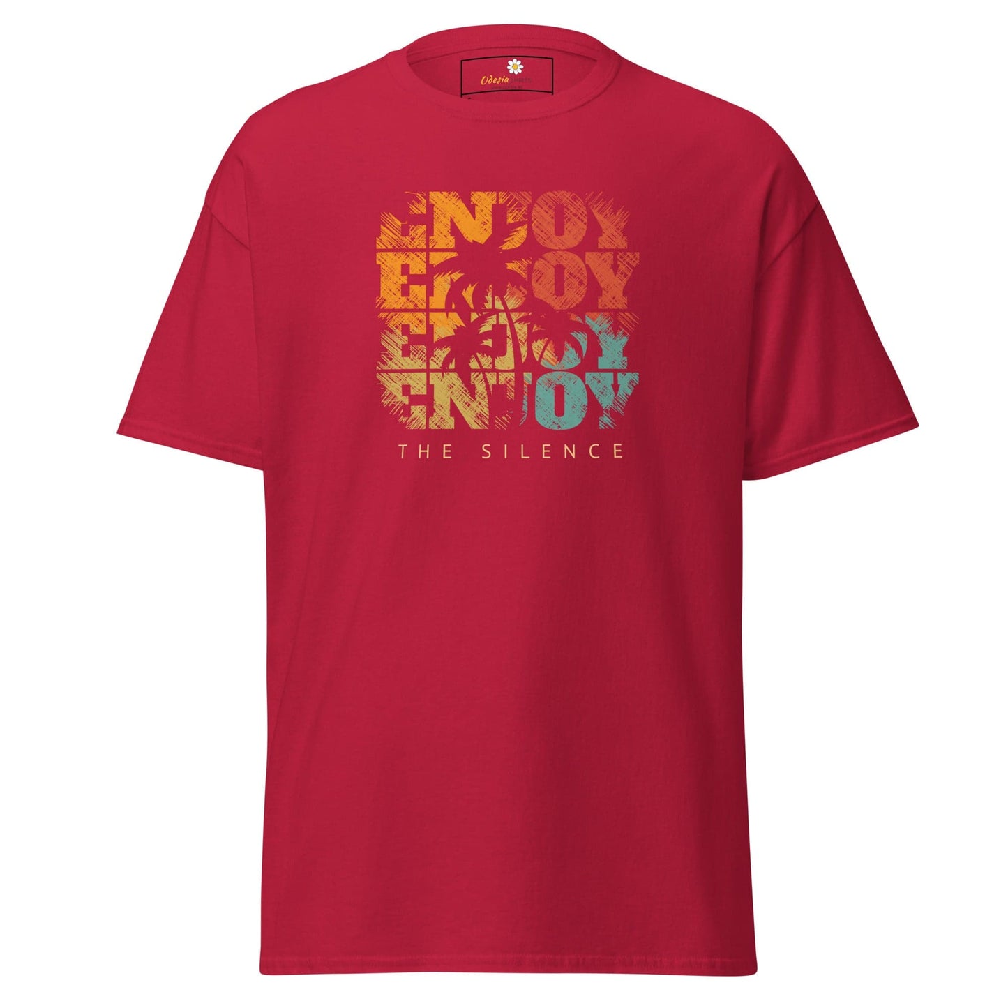 Unisex classic t-shirt - SUMMER ENJOY ENJOY - REGULAR - Cardinal / S