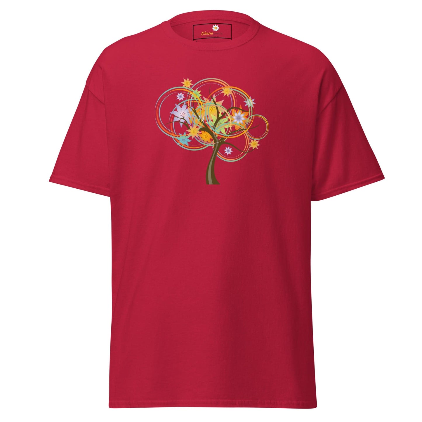 Unisex classic t-shirt - NATURE LIFE TREE - REGULAR - Cardinal / S