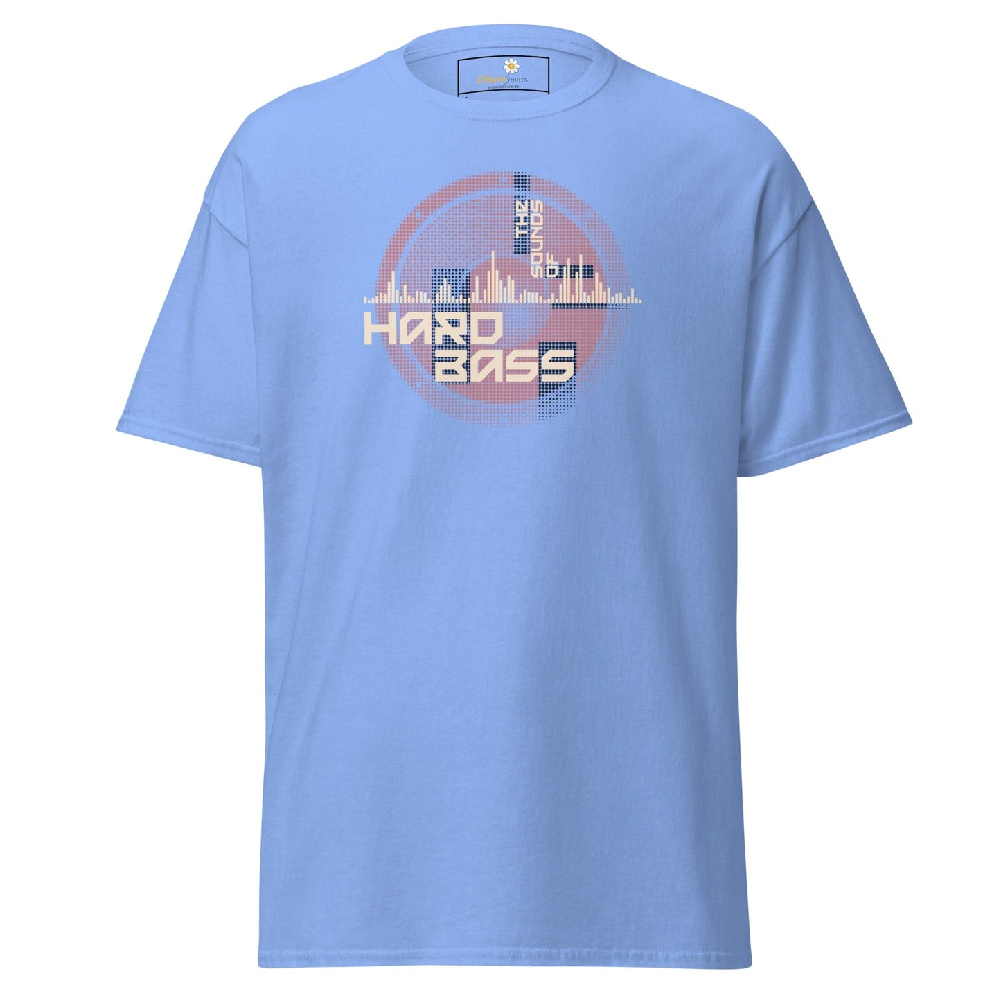 Light blue T-Shirt with graphic design for Men and Women in sizes S to XL