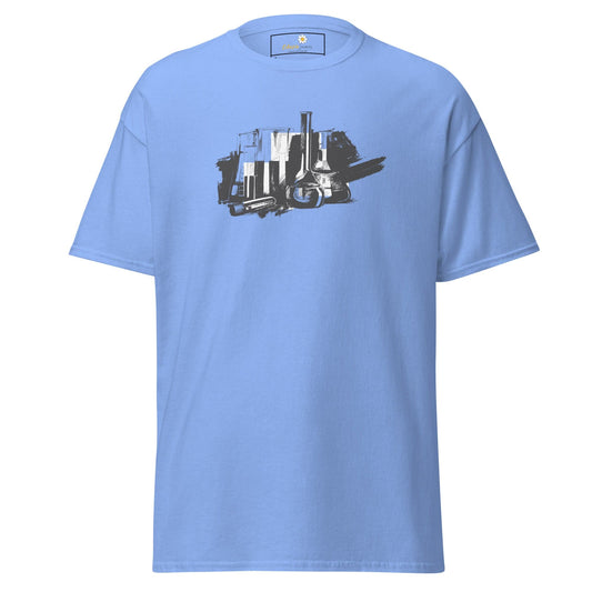 Unisex classic t-shirt - SKILLS CHEMISTRY - REGULAR - Carolina Blue / S
