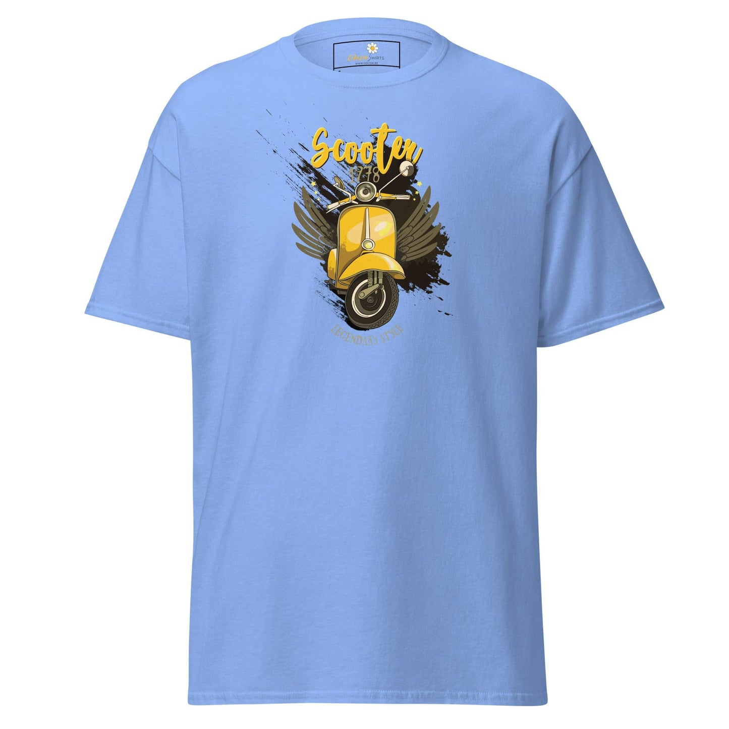 Unisex classic t-shirt - VINTAGE SCOOTER 1978 - REGULAR - Carolina Blue / S