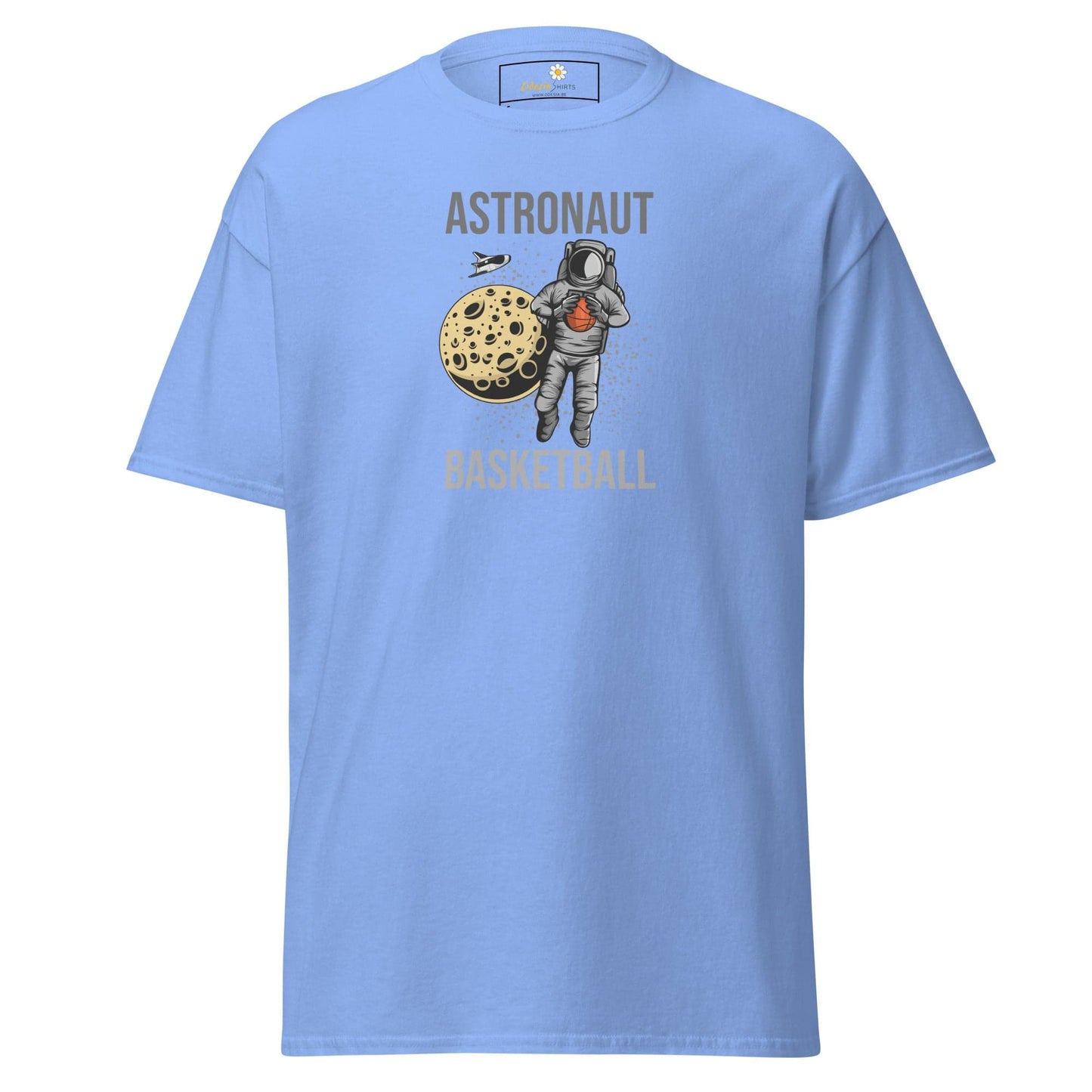 Unisex classic t-shirt - ASTRONAUT BASKETBALL - REGULAR - Carolina Blue / S