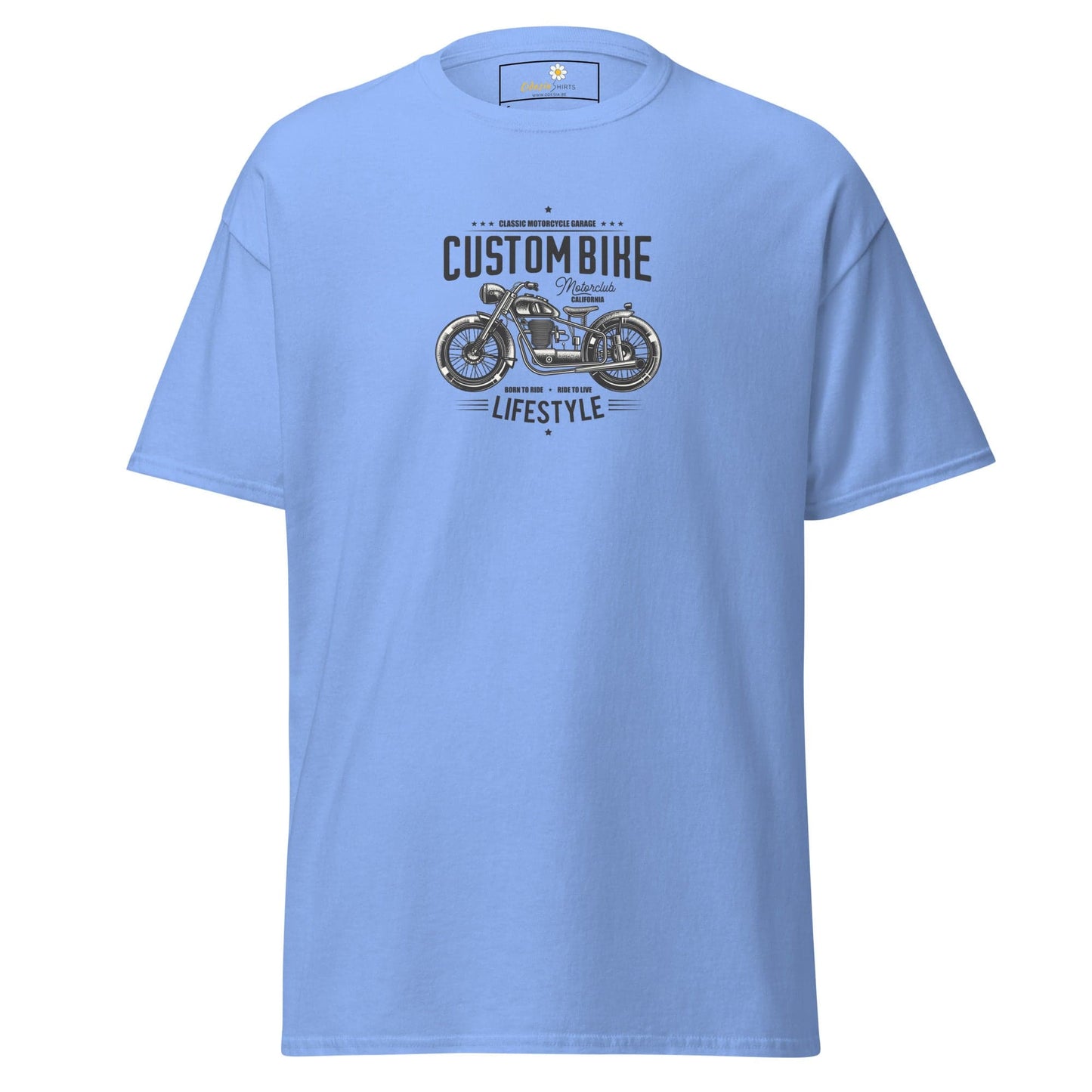 Unisex classic t-shirt - MOTOR MOTORBIKE CYCLE - REGULAR - Carolina Blue / S