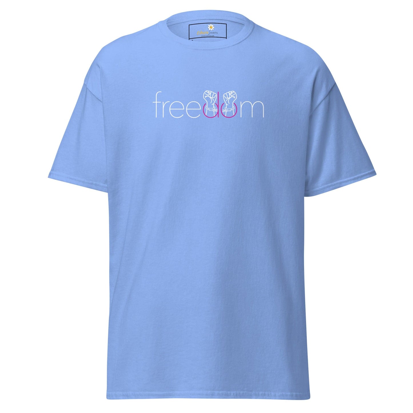 Unisex classic t-shirt - MISC FREEDOM - REGULAR - Carolina Blue / S