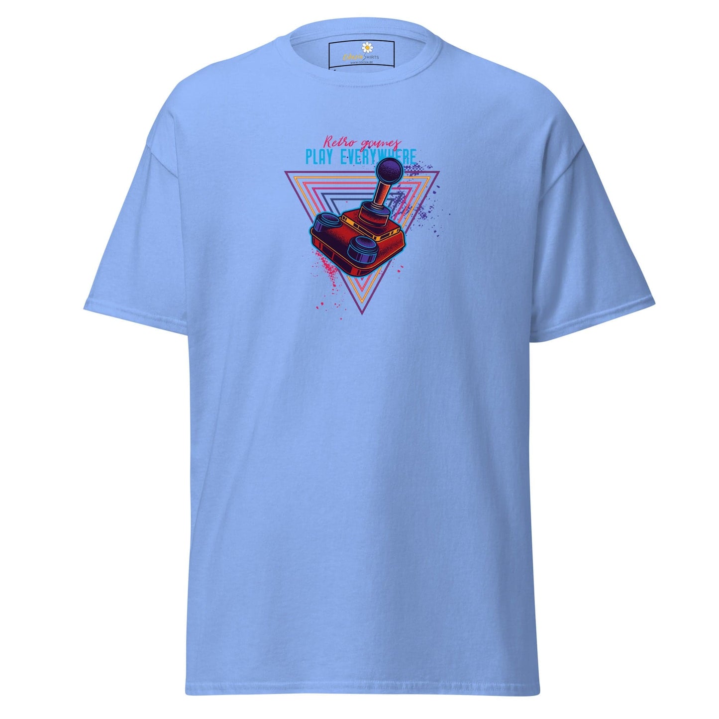 Light blue T-shirt displayed in T-SHIRT DESIGN TEE MAN WOMAN S-XL product