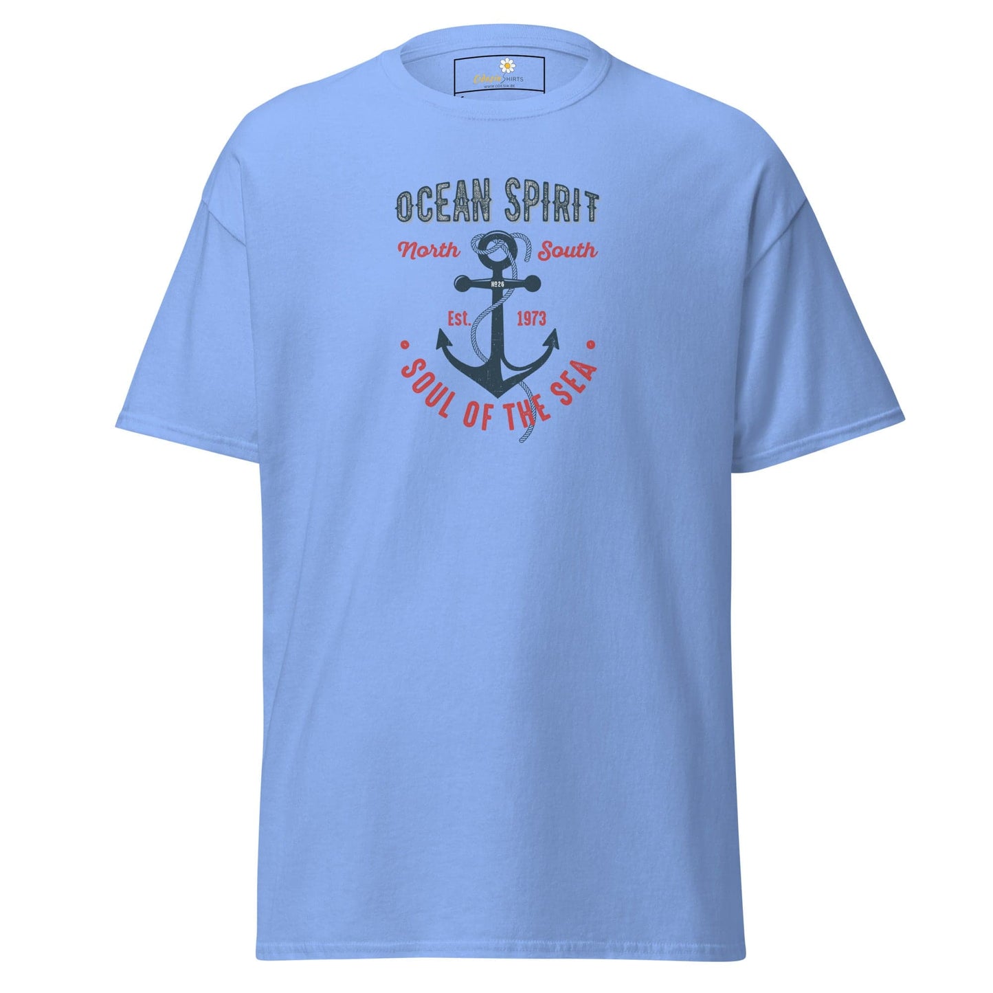 Unisex classic t-shirt - SEALIFE OCEAN SPIRIT SOUL OF SEA - REGULAR - Carolina Blue / S