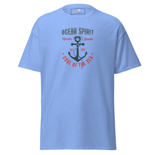 Unisex classic t-shirt - SEALIFE OCEAN SPIRIT SOUL OF SEA - REGULAR - Carolina Blue / S