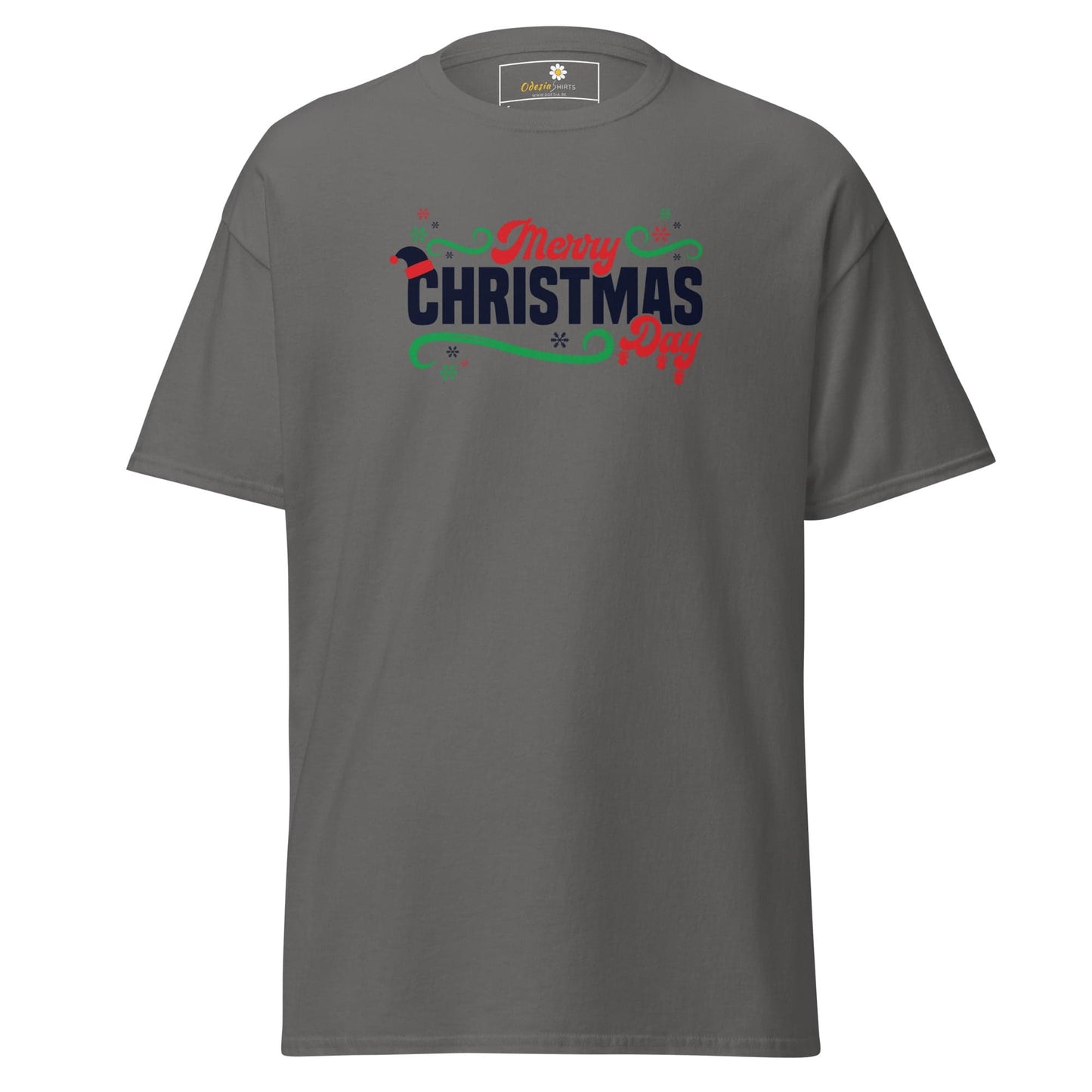Unisex classic t-shirt - SEASONAL MERRY CHRISTMAS - REGULAR - Charcoal / S