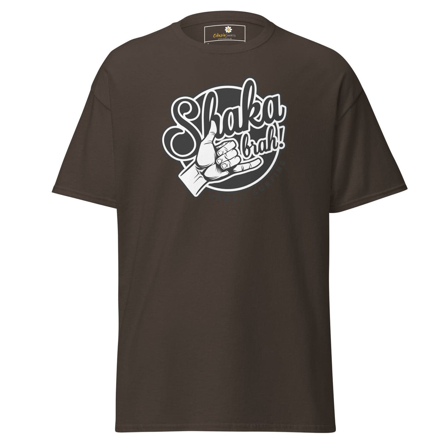 Unisex classic t-shirt - MYSTIC SHAKA BRAH - REGULAR - Dark Chocolate / S